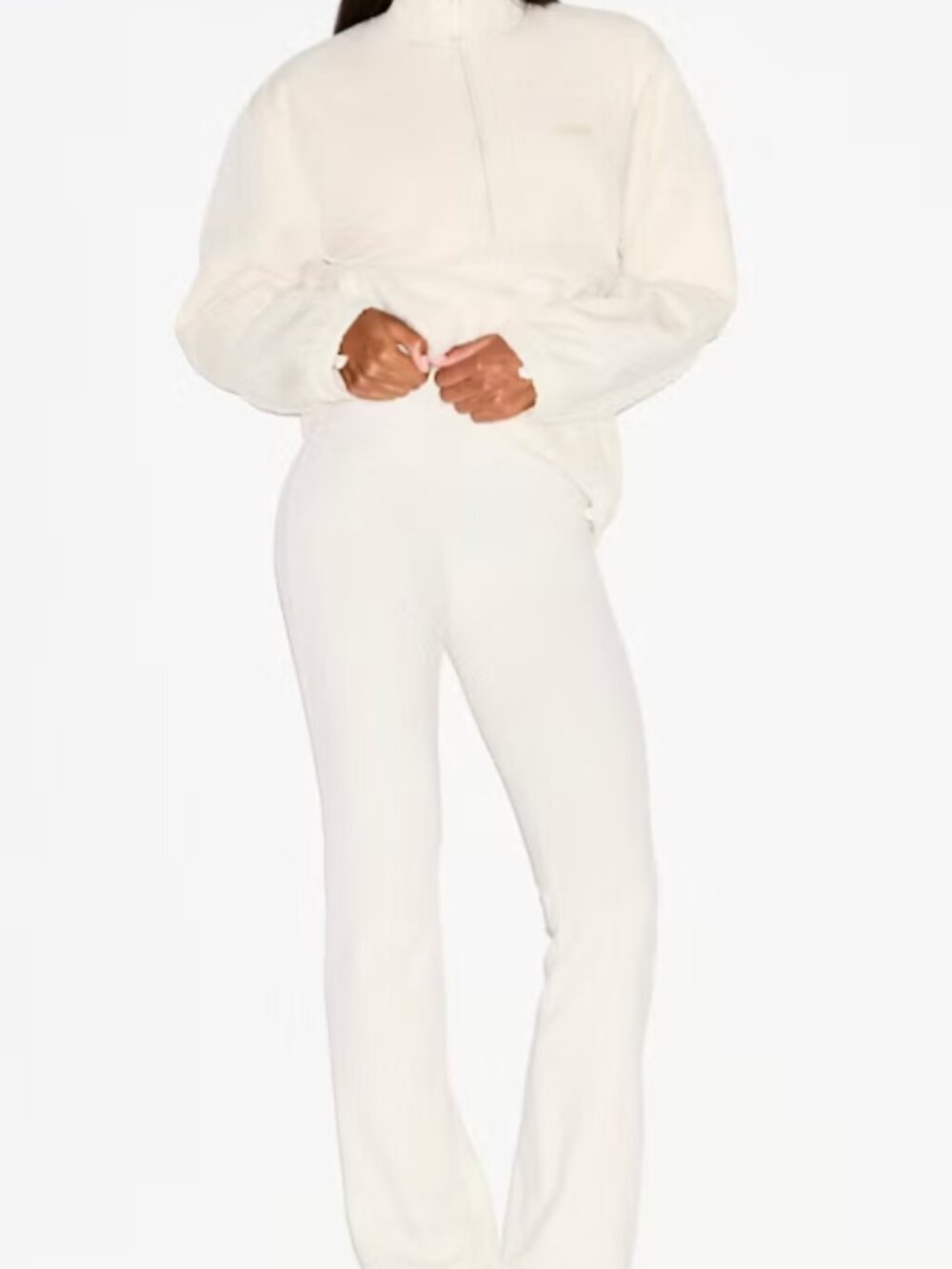 NEW Skims Outdoor Fleece Pant in Ecru